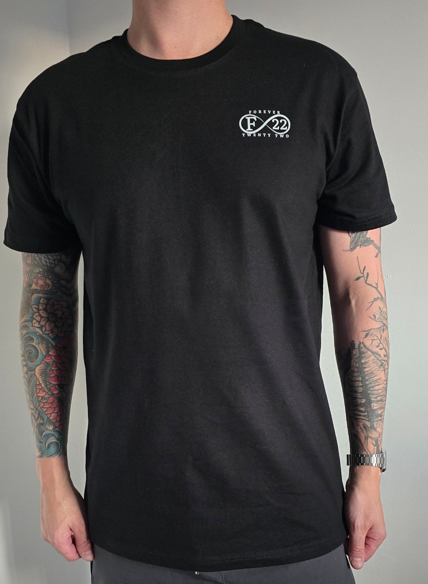 short sleeve word search brand tee